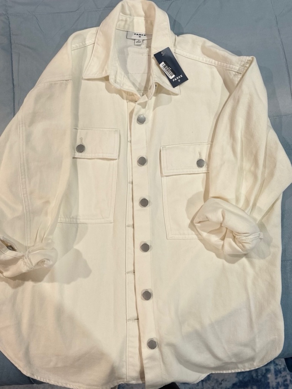 Parke Cream Button  Shirt
